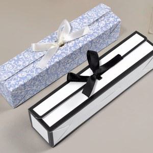 10/30/50PCS 직사각형 리본 발렌타인데이 초콜릿 선물 상자, 헵번 스타일, 한국 단일 캔디 칸 상자 긴 버전,