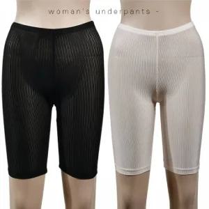 인견 속바지 5부 세로골지 골지 속치마 (WFK85PE)