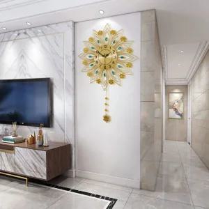 해바라기 시계 거실 북유럽 풍수지리 인테리어 개업선물 개업식 사무실 선물