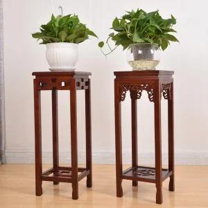 분재 스탠드 분재좌대 식당 꽃병 수석좌대 대형 거치대 식물 호두색 화병