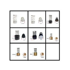 오일 프리 에어 코어 구리 체크 액세서리 플러그 사용 밸브 기계 플라스틱 스프링 리턴 펌프