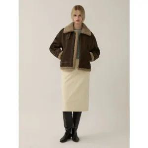 [갤러리아] [겨울]스웨이드  무스탕 재킷