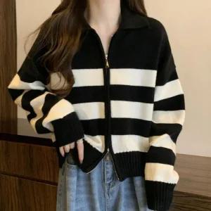 [아우트]여성봄가디건 베이직 투웨이 집업 가디건