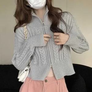 [아우트]봄 데이트 룩 나들이 코디 집업 가디건