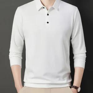 남성 간절기 카라 긴팔티 와플 무지 티셔츠 카라티 골프티 5컬러