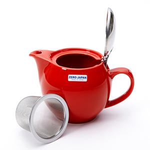 제로재팬 티포트 라운드 450ml 토마토 (BBN-02TO) 도자기 티팟세트
