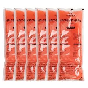 비타그램 파라핀 리필왁스 6개세트 파라핀38M 오렌지