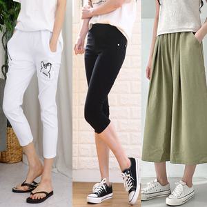 [스타일샵간지] 여성7부/8부 밴딩팬츠/배기바지/면스판 스키니