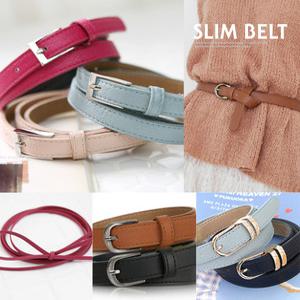 슬림/밸트 허리끈 가죽/여자 원피스 패션/리본/꽈베기/띠