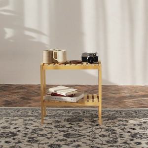 원목 벤치형 신발장 2단 500