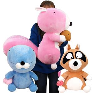 보노보노 너부리 인형 라잉 대형 포로리 애착 동물 인형