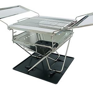 프리미엄 스텐레스 화로대 감성캠핑 낚시 글램핑 바베큐 3단 높이 조절 7p 가방포함