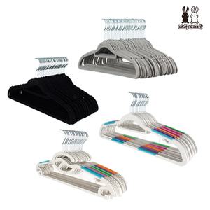 화이트래빗 벨벳 논슬립 옷걸이 인기상품 모음전 - 벨벳/PVC/디자인/원목