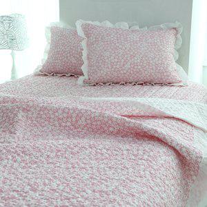 [바숨] 눈꽃송이 여름이불+침대패드+베개커버 침구풀세트 슈퍼싱글 SS