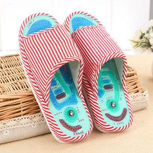 자석 지압슬리퍼 기능성신발 사무실슬리퍼 지압화