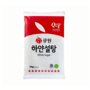 큐원 하얀설탕 3kg