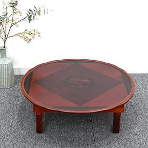 남원 원형 밥상 접이식 6인 지름81cm 다이아학상감