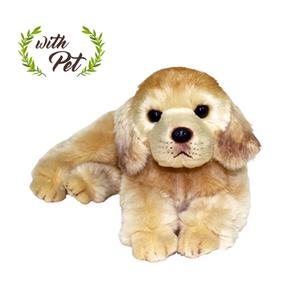 위더펫 리얼 진짜같은 강아지인형 골든 리트리버 라잉 동물인형