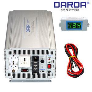 캠핑용 다르다인버터 DK1250 DK1250A / 12V 5000W 5KW 순수정현파 차량용인버터
