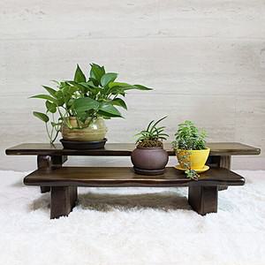 통원목 소나무 다용도화분선반 600