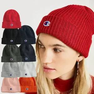 챔피온 비니 로고 니트비니 겨울모자