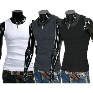 슬림핏 골지 면스판 망고 나시 티 남성 데일리룩 남자 여름 무지 면 기본 민소매