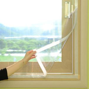 주문제작 외풍 창문바람막이 방풍비닐 벨크로 두께 0.5T