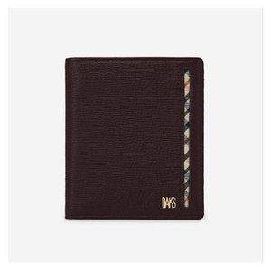 [닥스](강남점)DBWA2E913W3 브라운 체크 포인트 중지갑