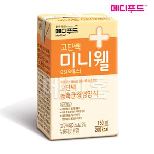 메디푸드 균형영양식 미니웰 OS(150ml 24팩)/고구마맛 누룽지맛 분말함유