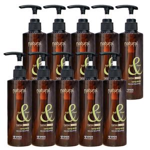 댕기머리 내추럴 헤어젤 250g x 10개 헤어 강력 셋팅 왁스 고정 스타일링 젤