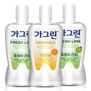 가그린 대용량 가글 750ml 3개 구강청결제