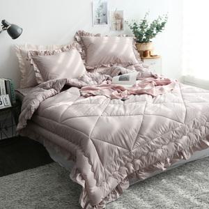 아망떼 코튼벨 고밀도 순면40수 광폭 프릴 차렵이불 단품/세트 SS/Q