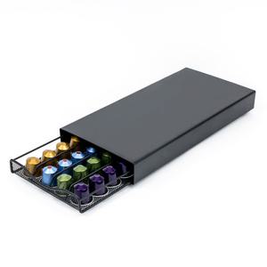 네스프레소 호환용 캡슐 보관함 스틸 서랍형 40구 홀더 거치대 디스펜서