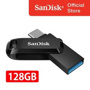 [샌디스크]USB 메모리 SDDDC3 울트라 듀얼 GO C타입 OTG 128GB 128기가 USB 3.2 Gen1 블랙 BLACK 무료배송
