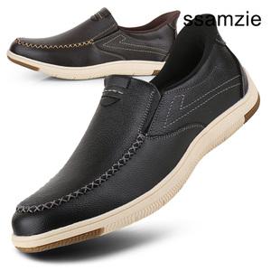 [쌈지] 손대지 않고 신발신는 이지핏 기능성슈즈 소가죽 남성로퍼 캐주얼구두 단화 컴포트화 남자신발