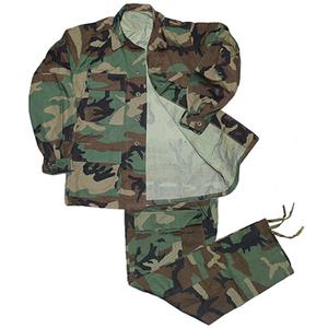 k 1117 오리지널  미군 카투사복 카츄샤복 우드랜드 얼룩무늬 상하의셋트 카고바지