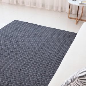 더와이 헤링본 워싱 면 카페트 러그 스프레드 160x210cm