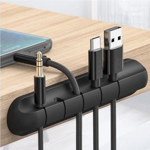 케이블 정리홀더 USB PC 컴퓨터 충전기 이어폰 홀더 고정클립