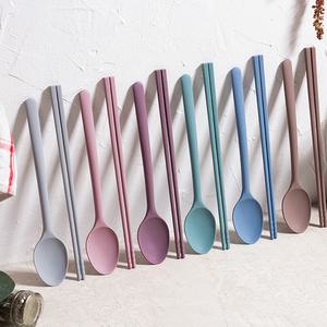 국산 실리콘 수저세트 숟가락 젓가락