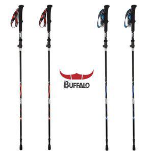 [버팔로] 퍼스트 5단 폴딩 등산스틱 2개1세트 BST0007BL
