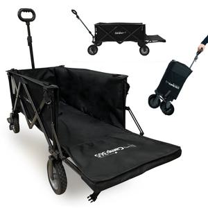 [캠프365] 파파웨건 스포츠 뒷문 개방형 접이식 핸드 카트 낚시 분리수거