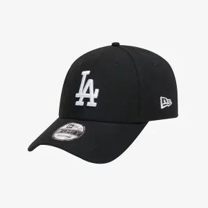 갤러리아 뉴에라 MLB LA 다저스 베이직 화이트 온 블랙 볼캡(12836258)