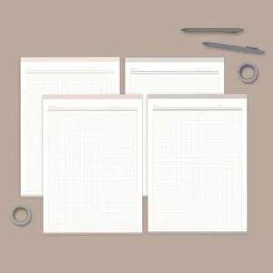 A4 어반 모눈 노트패드   공시생 떡메모지