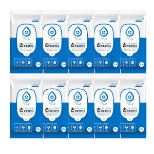 릴리프 손소독 손 세정티슈 20매x10개(휴대용) 손소독제 물티슈 에탄올 함유