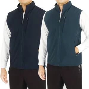 봄 가을 스판 방수조끼 남성 아웃도어조끼 VFRO-11