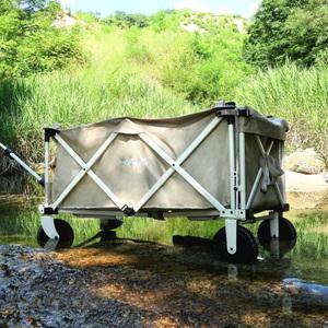 캠프365 파파웨건 스포츠 베이지 아웃라이더 감성 접이식 캠핑 웨건 카트