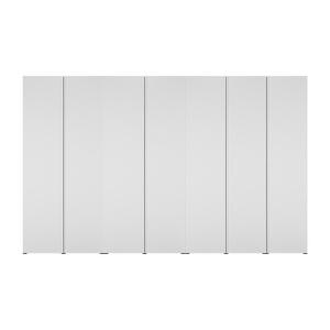 한샘 바이엘 채널 옷장세트 화이트 350cm(높이216cm) 선반형