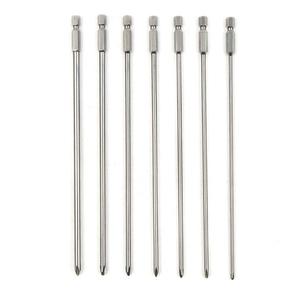 롱 십자 드라이버 비트 200mm 모음 3mm 4mm 4.5mm 5mm 6mm 1개 선택 PH1 PH2 드릴 자석 전동 드릴 수공구