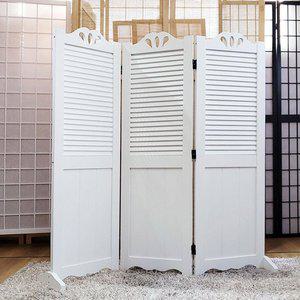 갤러리 패널 미니 3단 원목 인테리어 파티션 낮은 접이식 가림막