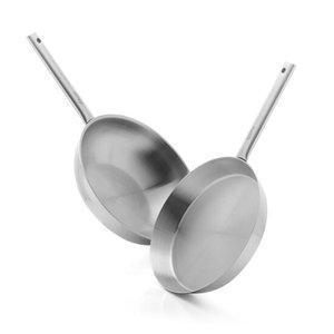 [세신 퀸센스] 샤이니 통5중 스텐 후라이팬 2종 - 팬28cm,웍28cm